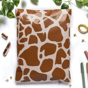 🦒12 Pcs- Giraffe Designer Poly Mailers 10"x13" No Padding🦒